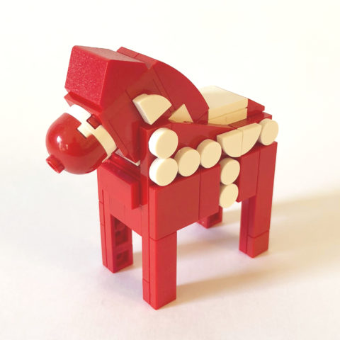 Red LEGO Dala Horse