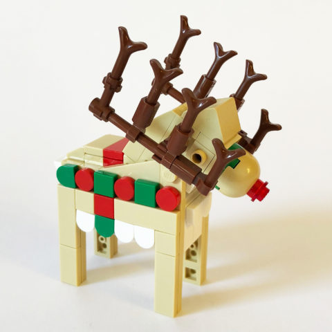 LEGO Reindeer Dala Horse 1