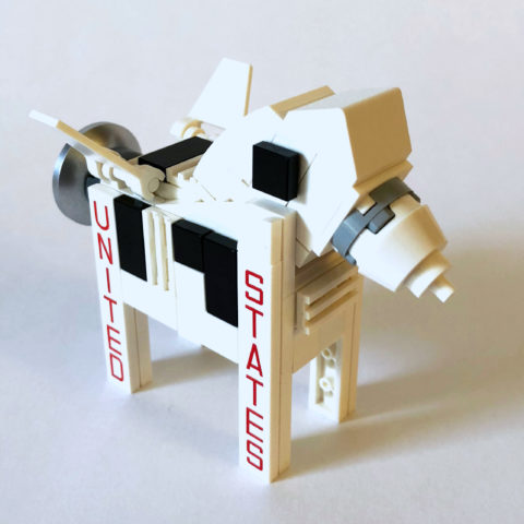 LEGO Saturn V Dala Horse 1