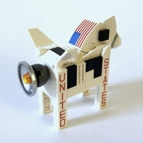 LEGO Saturn V Dala Horse 2