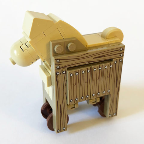 LEGO Trojan Horse Dala Horse 1