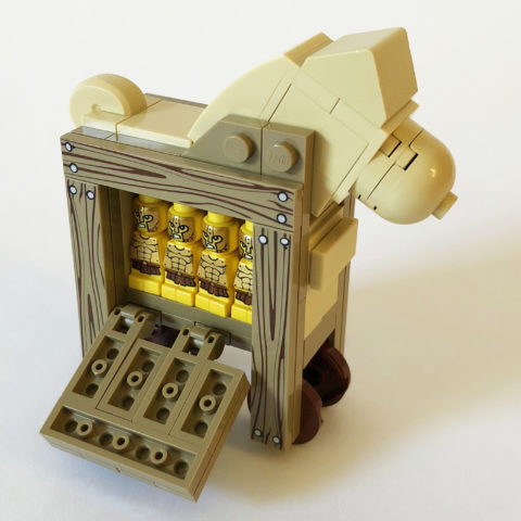 LEGO Trojan Horse Dala Horse 2