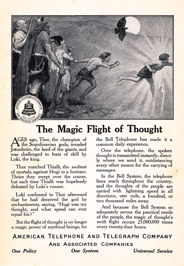 1914 Thor Telephone Ad