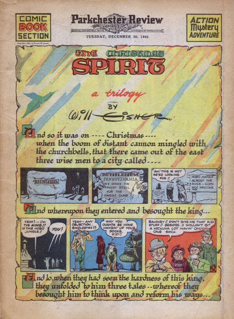 1941 christmas spirit will eisner page 1