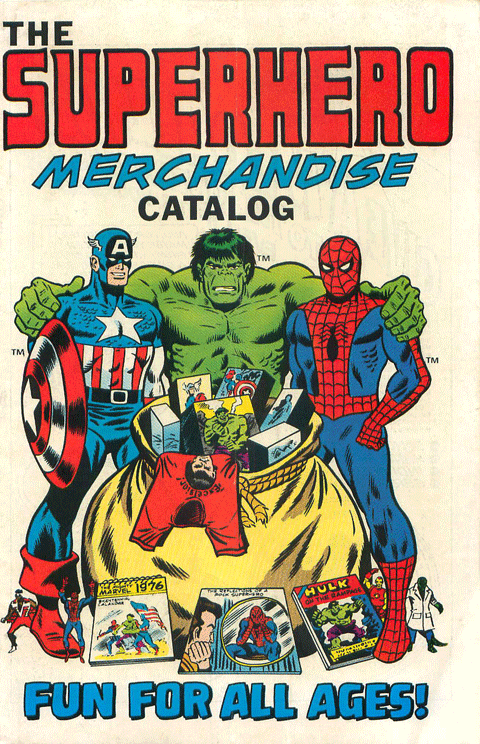 1975 Superhero Merchandise Catalog