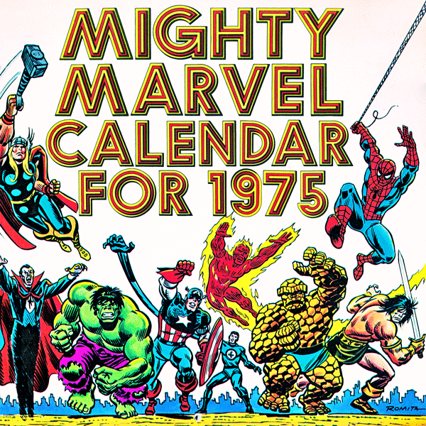 1975 Marvel Calendar