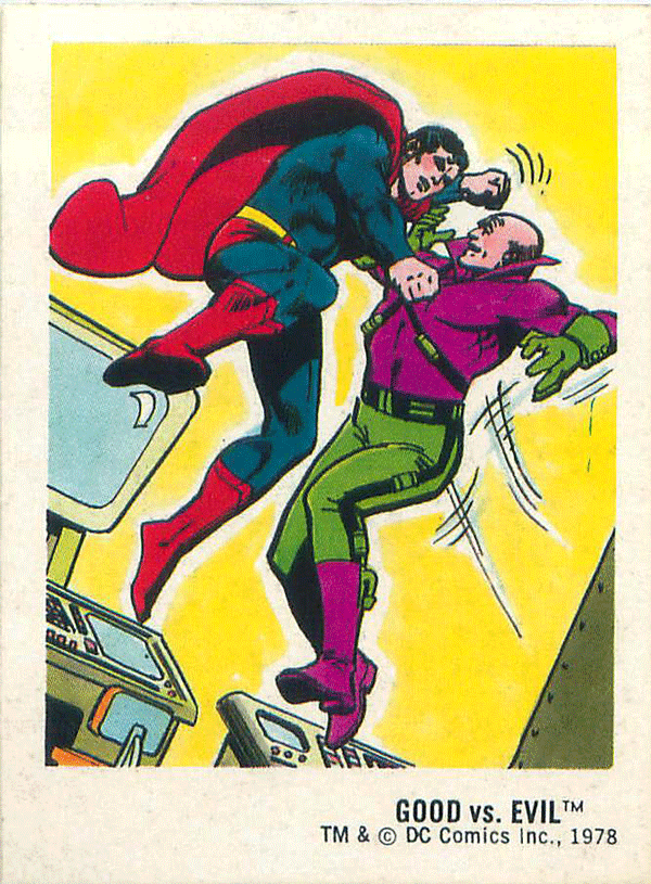 Superman & Lex Luthor Sticker