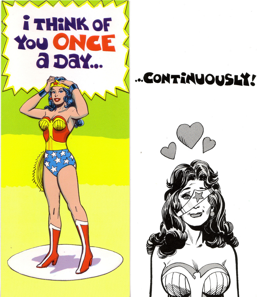 Superhero Valentines - 1978 Wonder Woman 1