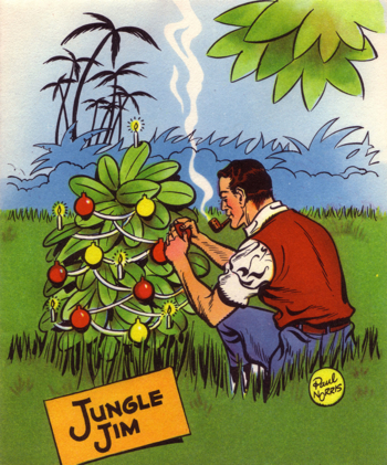 Jungle Jim Christmas Card Front