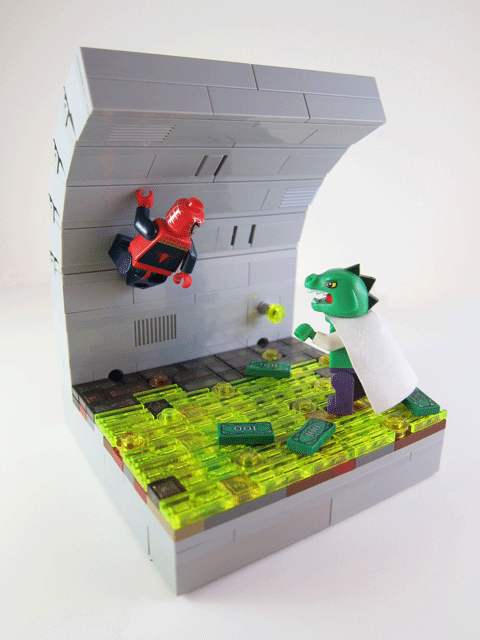 LEGO Spiderman vs Lizard