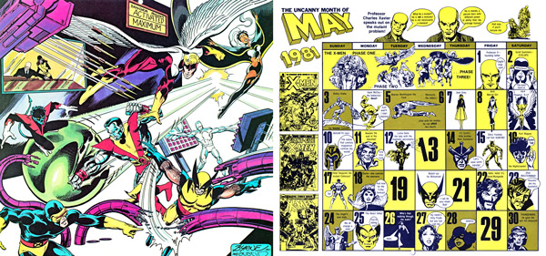 1981 Marvel Comics Calendar - May