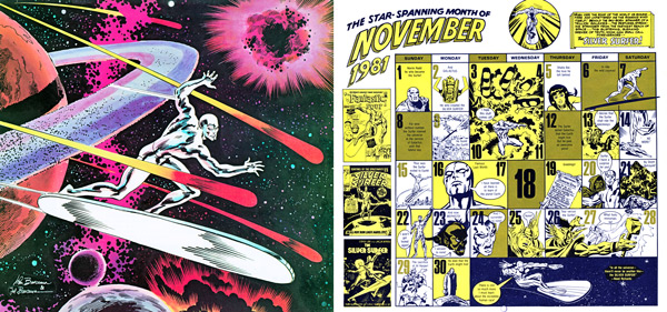 1981/2015 Marvel Comics Calendar - November