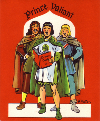 Prince Valiant Christmas Card Front