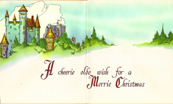 Prince Valiant Christmas Card Inside