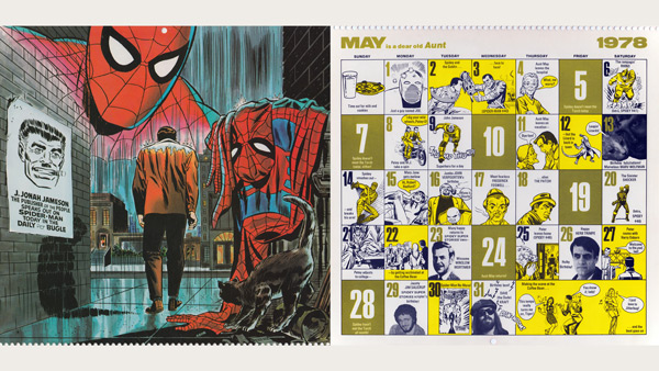 1978 2017 Spiderman Calendar May