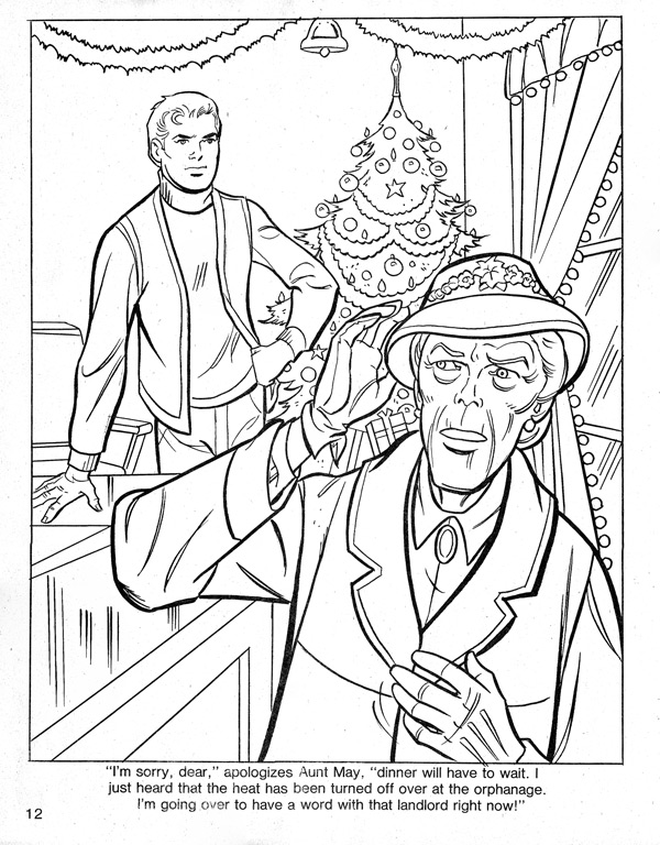 Christmas with Spider-Man Coloring Book