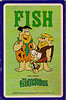 cartoon cards flintstones fish