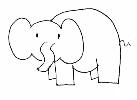 cartoon elephant2