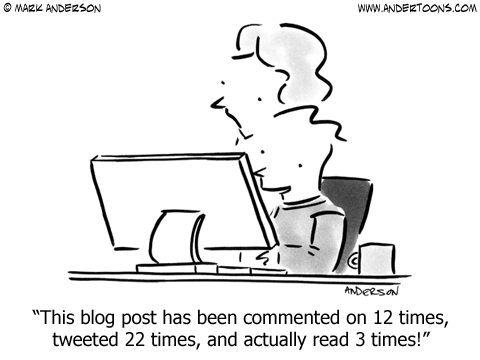Blogging Cartoon