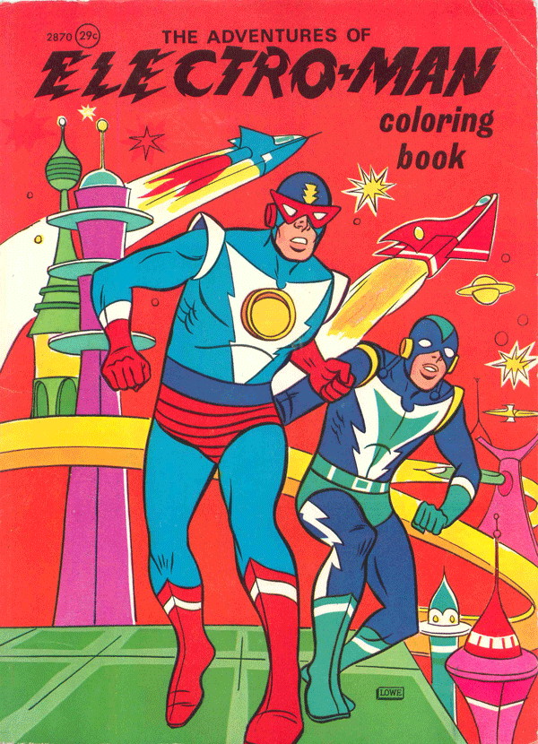 Electro-Man Coloring Book 1