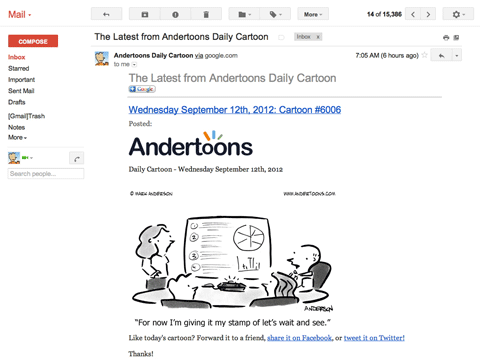 Cartoon Emails