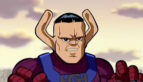 Galactus without his helmet