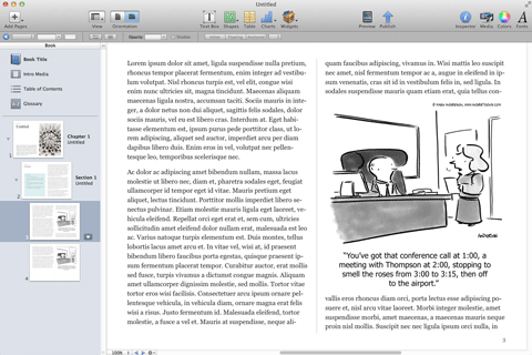 ibook cartoon placement