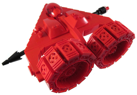 LEGO Valentine Spaceship Rear