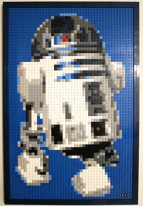 r2d2 lego mosaic how to 5