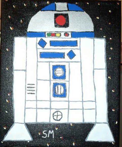 R2D2 Painting!