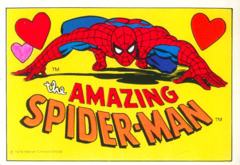 Superhero Valentines - 1979 Spider-Man