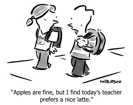 free teacher cartoon