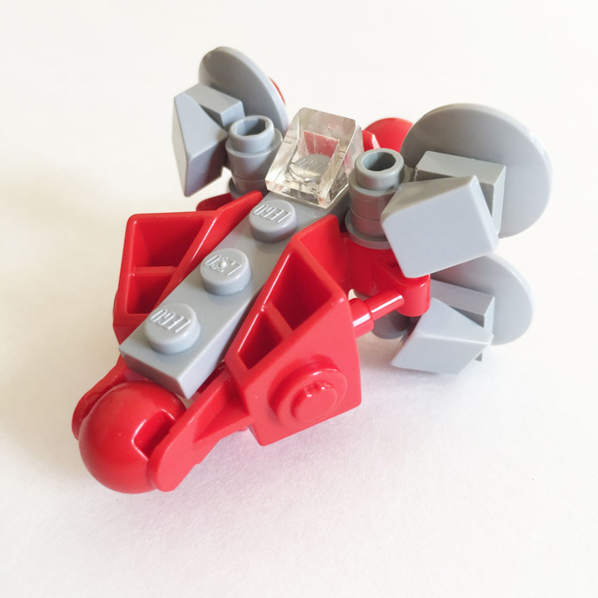 Tiny LEGO Spaceship #001