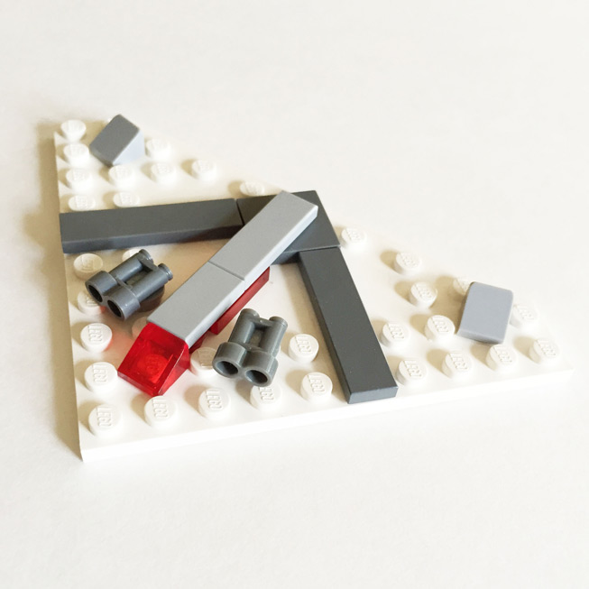 Tiny LEGO Spaceship #036